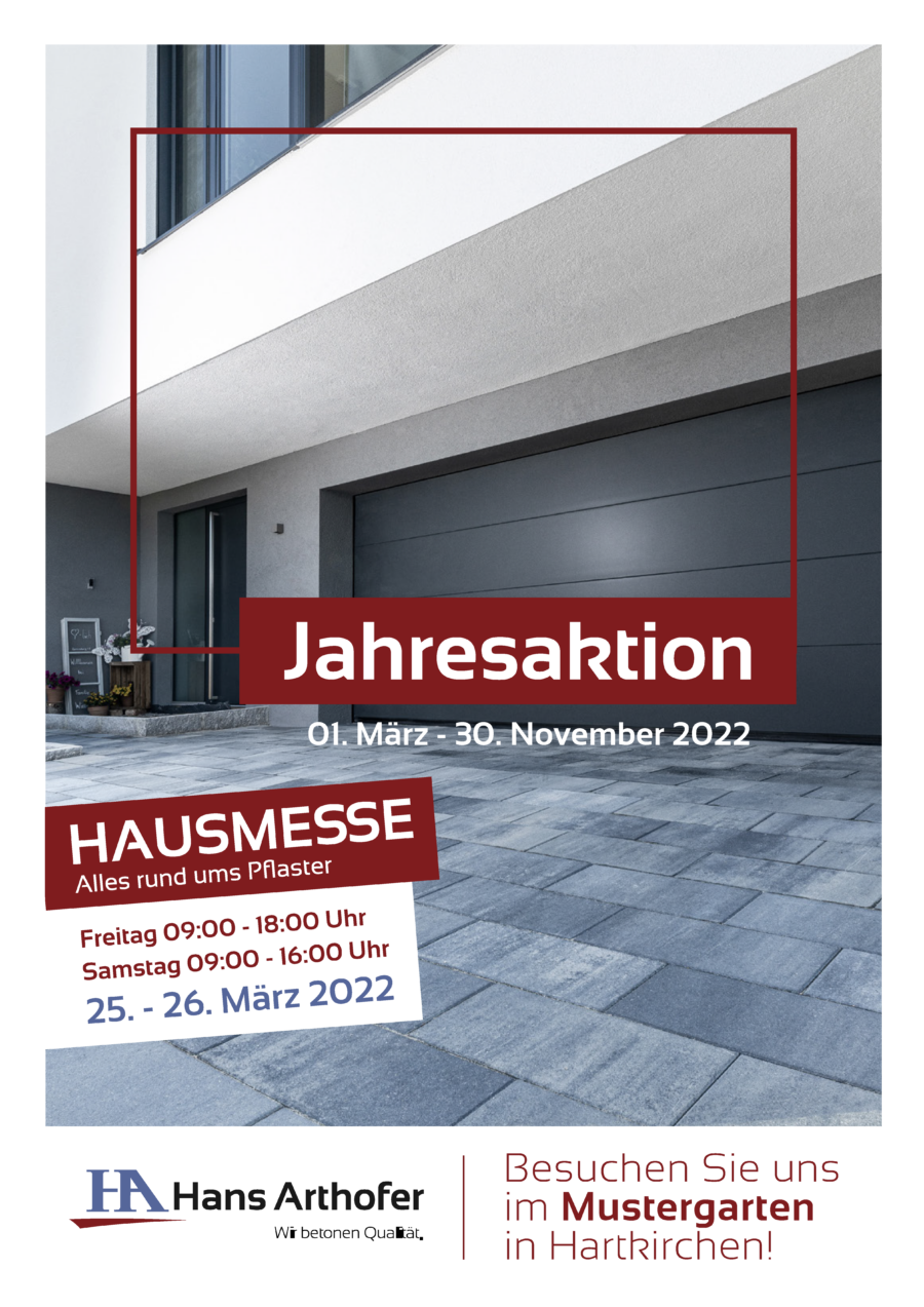 Jahresaktion Betonsteine und Natursteine NÖ und Salzburg 2022