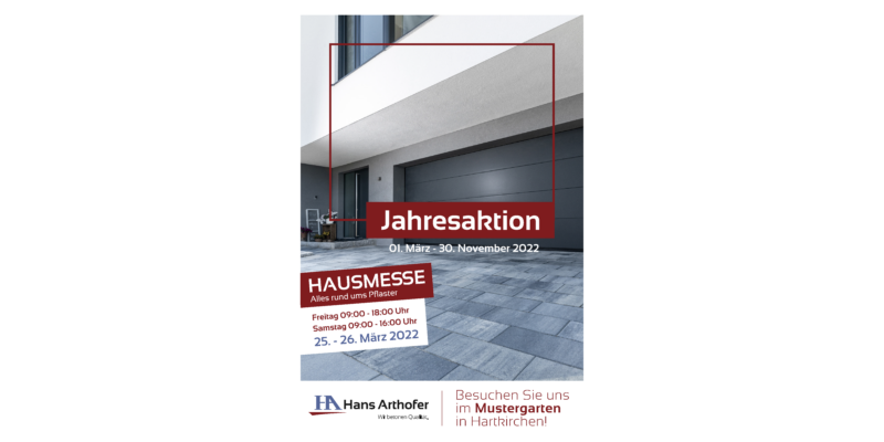 Jahresaktion Betonsteine und Natursteine OÖ 2022